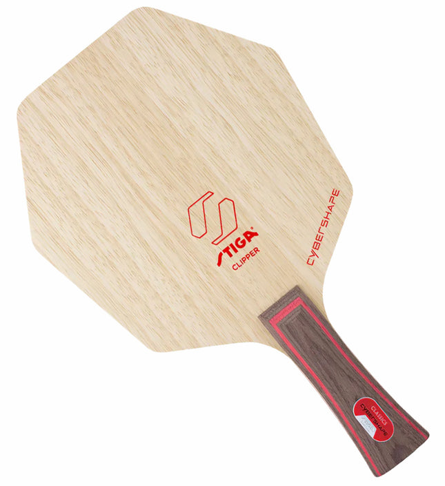 Stiga Clipper Cybershape - Offensive Table Tennis Blade - Flared