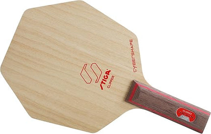 Stiga Clipper Cybershape - Offensive Table Tennis Blade - Straight - Front View
