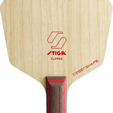 Stiga Clipper Cybershape - Offensive Table Tennis Blade - Straight