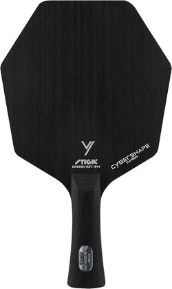 Stiga Cybershape Carbon - Offensive Table Tennis Blade - Flared-Front View