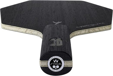 Stiga Cybershape Carbon - Offensive Table Tennis Blade - Straight-Edge View