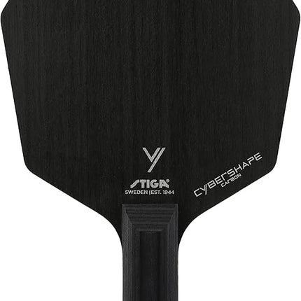 Stiga Cybershape Carbon - Offensive Table Tennis Blade - Straight-Front View