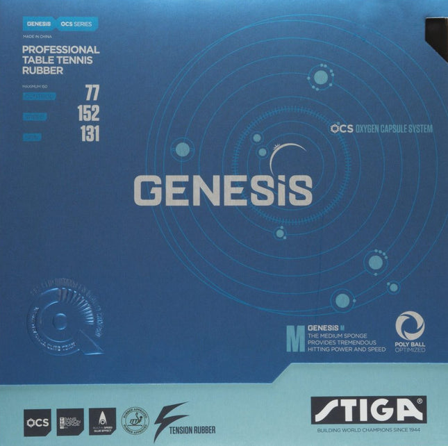 Stiga Genesis M - Inverted Rubber