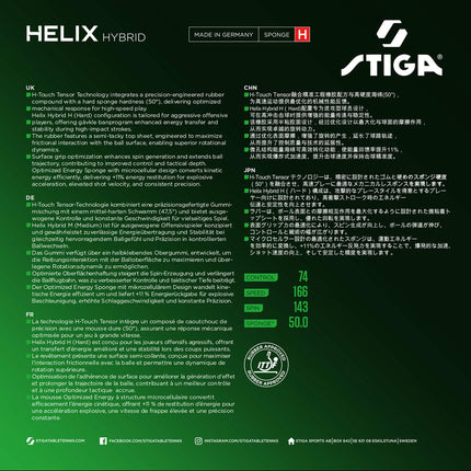 Stiga Helix Hybrid H - Packaging-Back