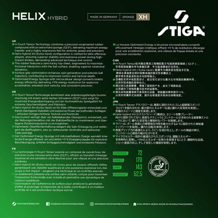 Stiga Helix Hybrid XH - Packaging-Back