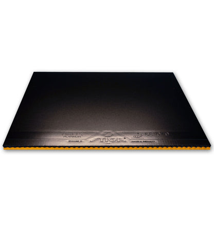 Stiga Helix Platinum H Table Tennis Rubber – Hard Sponge, High Spin & Speed - Black Rubber