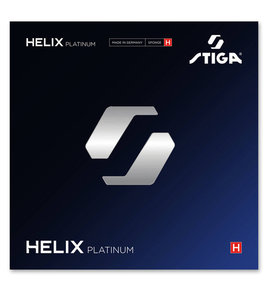 Stiga Helix Platinum H Table Tennis Rubber – Hard Sponge, High Spin & Speed