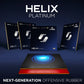 Stiga Helix Platinum XH Table Tennis Rubber – Extra Hard, High Spin & Speed - Next Generation OFF Rubber