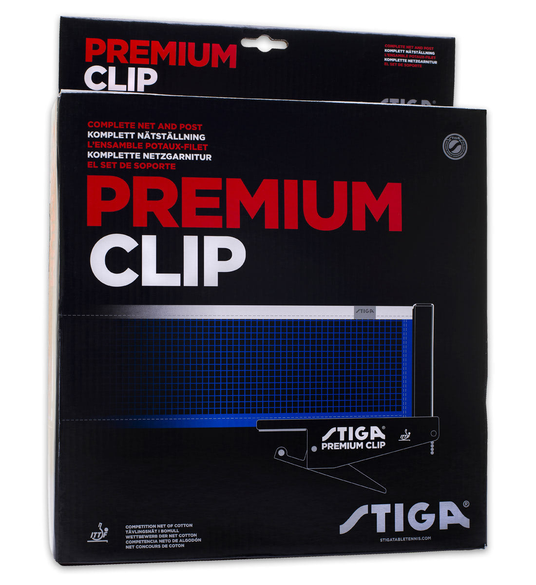 Stiga Premium Clip Net Set - Packaging