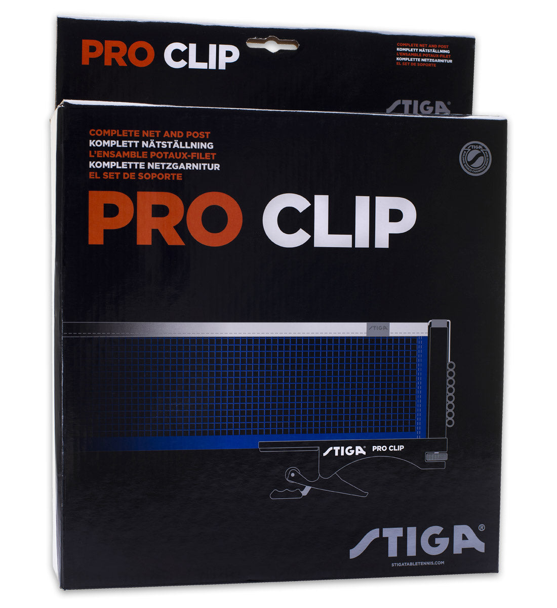 Stiga Pro Clip Net Set - Packaging