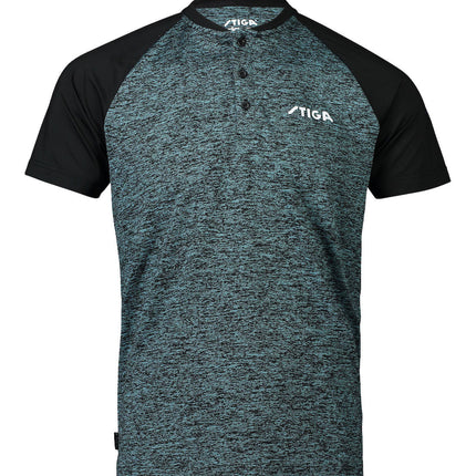 Stiga Team T-Shirt - Green/Black-Front