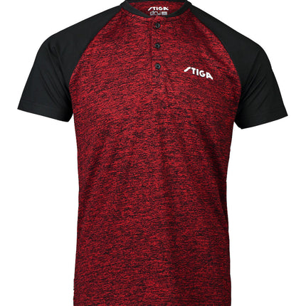 Stiga Team T-Shirt - Red/Black-Front