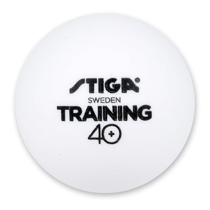 Stiga Training 40+ Table Tennis Ball - 6 Pack - White