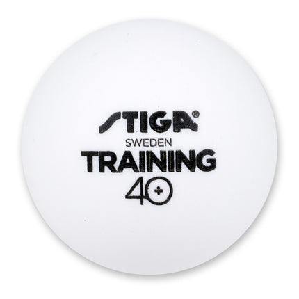STIGA Training 40+ Table Tennis Balls Bulk Pack – 100 Count - Non-celluloid Poly