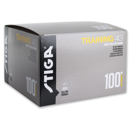 STIGA Training 40+ Table Tennis Balls Bulk Pack – 100 Count