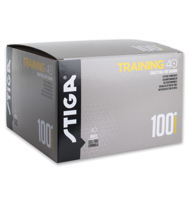 STIGA Training 40+ Table Tennis Balls Bulk Pack – 100 Count