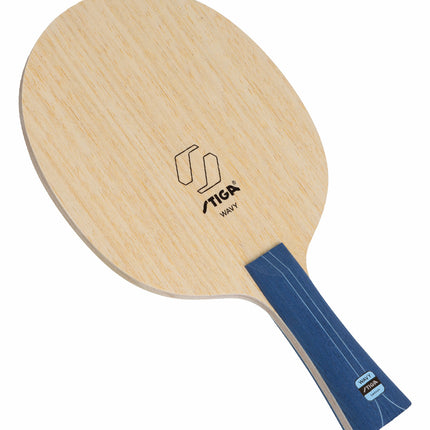 Stiga Wavy Ultra Fiber - Offensive Table Tennis Blade - Flared Handle