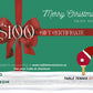 TableTennisStore - Personalized Gift Certificate - Merry Christmas