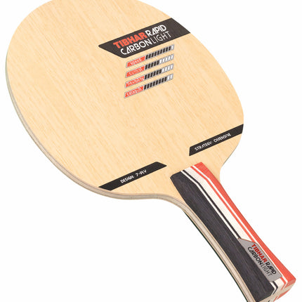 Tibhar Rapid Carbon Light - Offensive Plus Table Tennis Blade - Flared