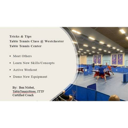 Tips and Tricks Table Tennis Class