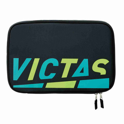 Victas Play Logo Racket Case- Peacock Green x Lime Green