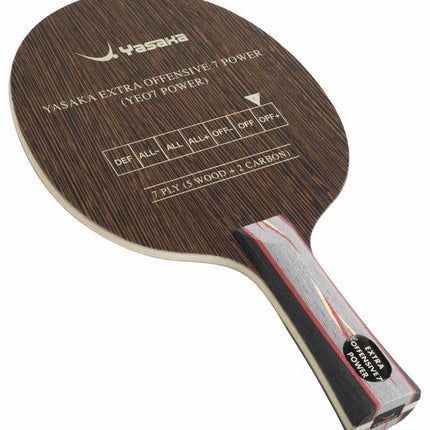 Yasaka Extra Offensive 7 Power - Offensive Table Tennis Blade
