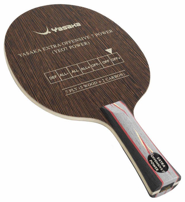 Yasaka Extra Offensive 7 Power - Offensive Table Tennis Blade