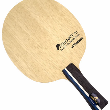 Yasaka Resonate AI - Offensive Table Tennis Blade - Flared Handle