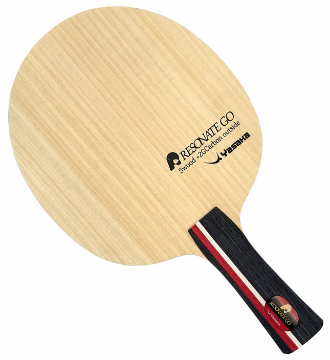 Yasaka Resonate GO - Offensive Table Tennis Blade - Flared Handle