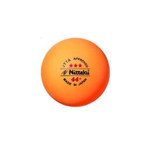 Nittaku 44 mm 3-Star Oversized Ball (orange) - Table Tennis Balls
