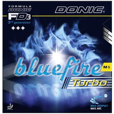 Donic Bluefire M1 Turbo - High Tension Rubber