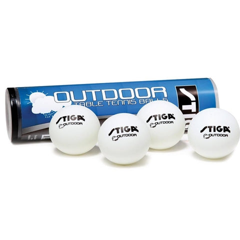 Stiga Outdoor Table Tennis Ball - 4 Pack