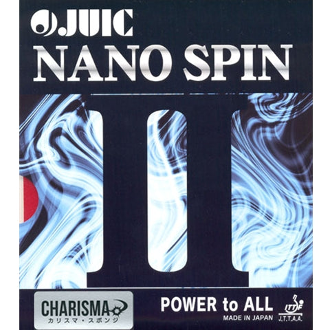 JUIC Nano Spin II (2) Charisma - Table Tennis Rubber