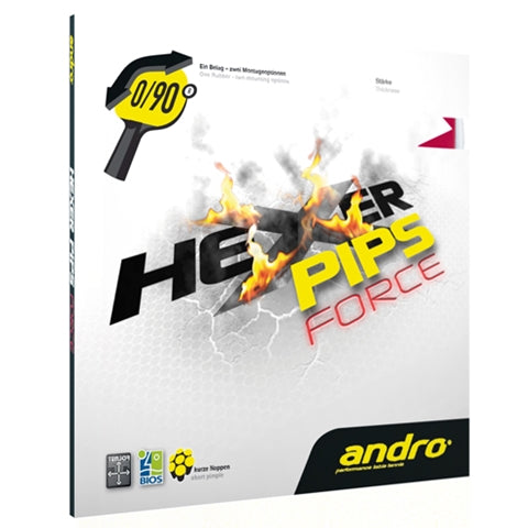 Andro Hexer Pips Force - Table Tennis Rubber