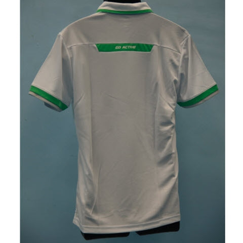 XIOM Action Fit CPT-1-White- Mens Table Tennis Shirt