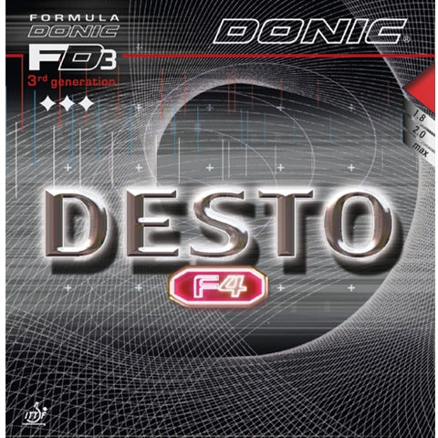 Donic Desto F4 - Offensive Table Tennis Rubber