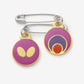 Butterfly Safety Pin Circle - Table Tennis Accessories