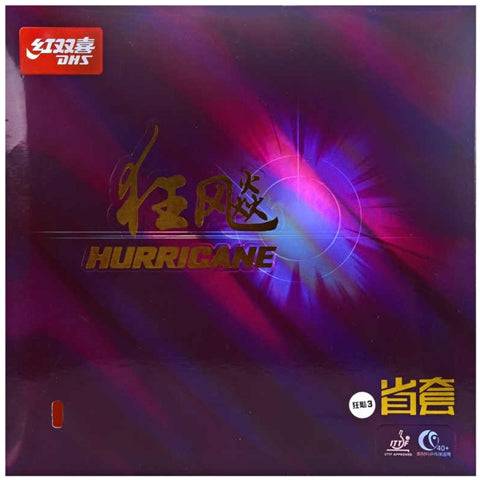 DHS Hurricane 3 Provincial Orange Table Tennis Rubber - 39 Degree