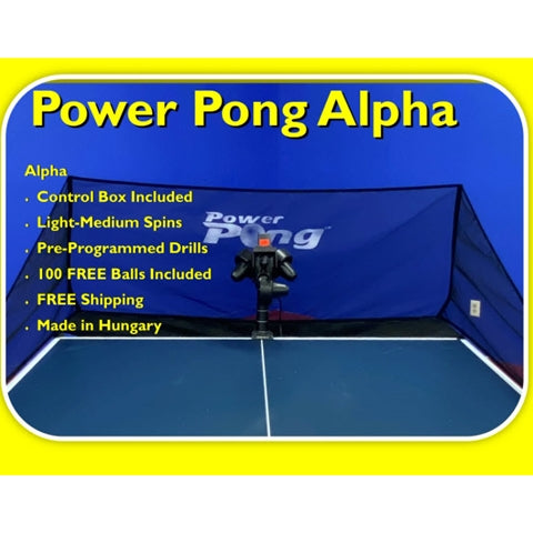 Power Pong Alpha - Table Tennis Robot