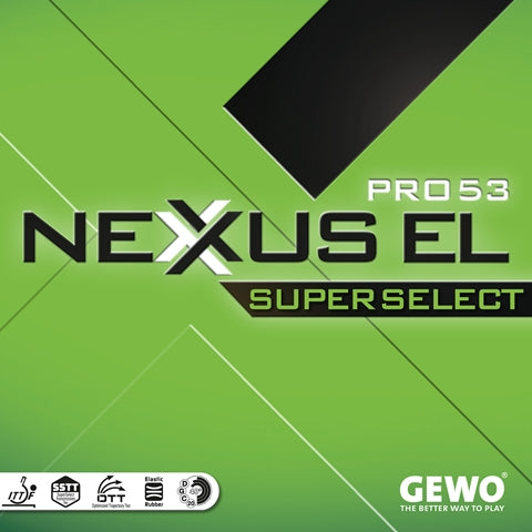GEWO Nexxus EL Pro 53 Super Select - Offensive Table Tennis Rubber