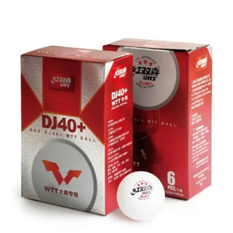 DHS DJ40+ T.T. Table Tennis Balls Used in 2021-2022 WTT