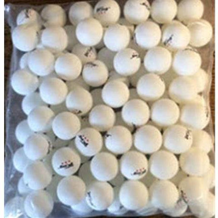 One bag - 100 3 Star White Plastic Balls