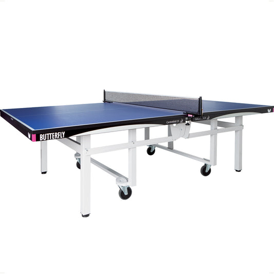 Butterfly Centrefold 25 Table available in Blue and Green. Best ping pong tables online.