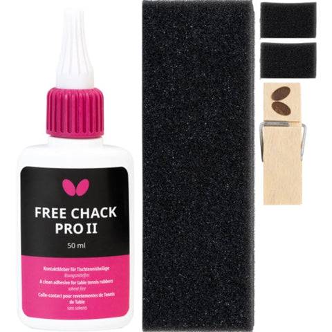 Butterfly Free Chack Pro II Table Tennis Glue - 50 ML Bottle 