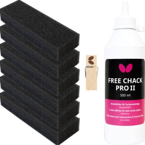 Butterfly Free Chack Pro II Table Tennis Glue - 500 ML Bottle 