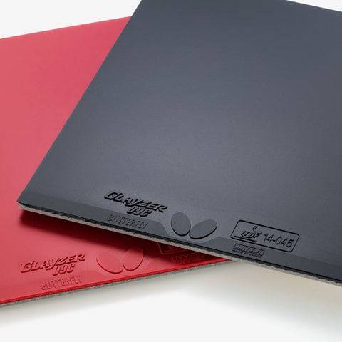 Butterfly Glayzer 09C - Black ; Red Rubber