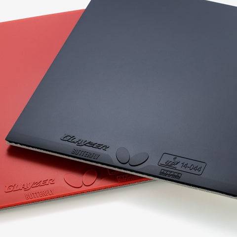 Butterfly Glayzer - Black ; Red Rubber