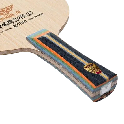 Butterfly Lin Yun-Ju Super ZLC - Table Tennis Blade - Flared Handle Front View
