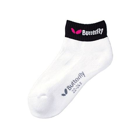 Butterfly Logo Table Tennis Socks - Black Color