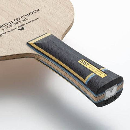 Butterfly Ovtcharov Innerforce ALC - Offensive Table Tennis Blade - Handle Front View